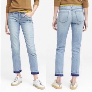 Banana Republic Girlfriend Released Hem Jeans 31 Long
